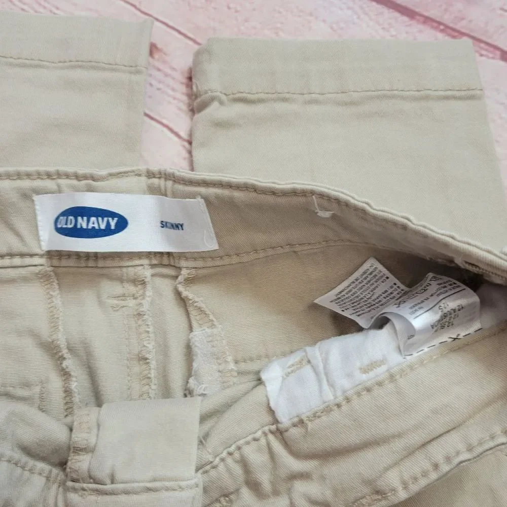 Old Navy skinny uniform pants 12slim